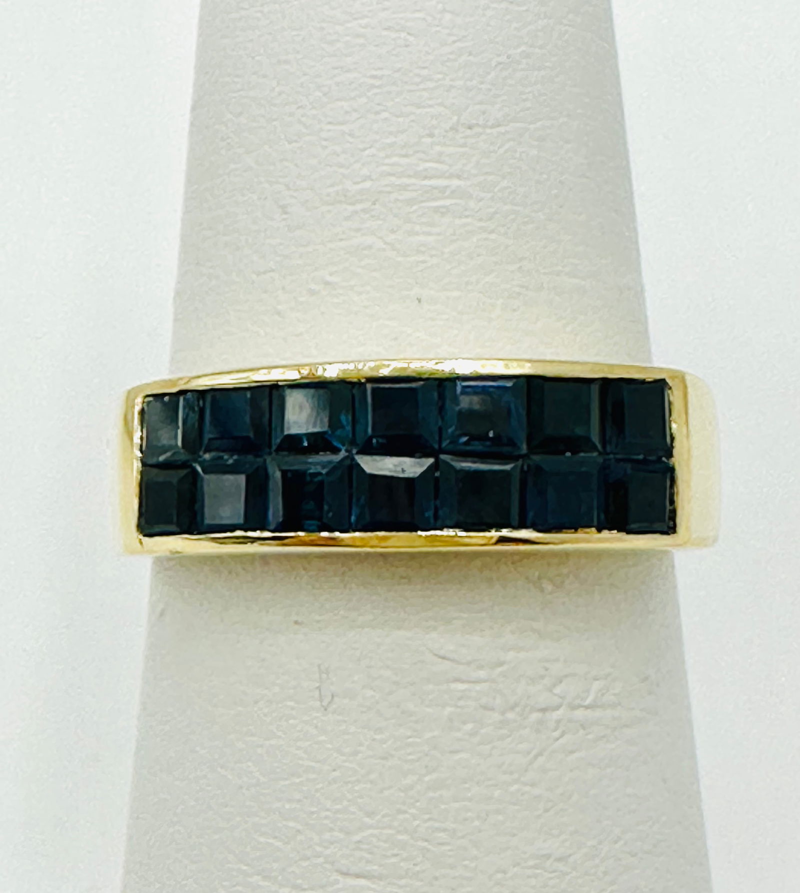 Natural Sapphire Ring,14KT Yellow Gold # 2757 (1 of 4)