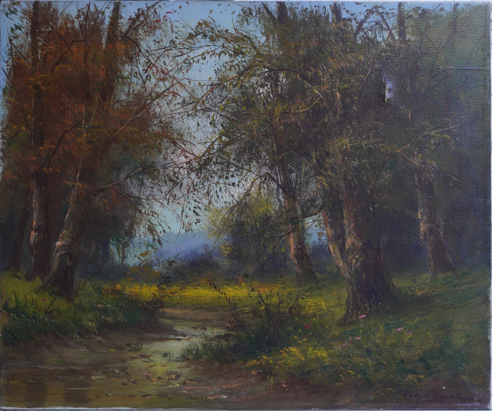 Woods in The Swamp Oil Painting on Canvas (1 of 9)