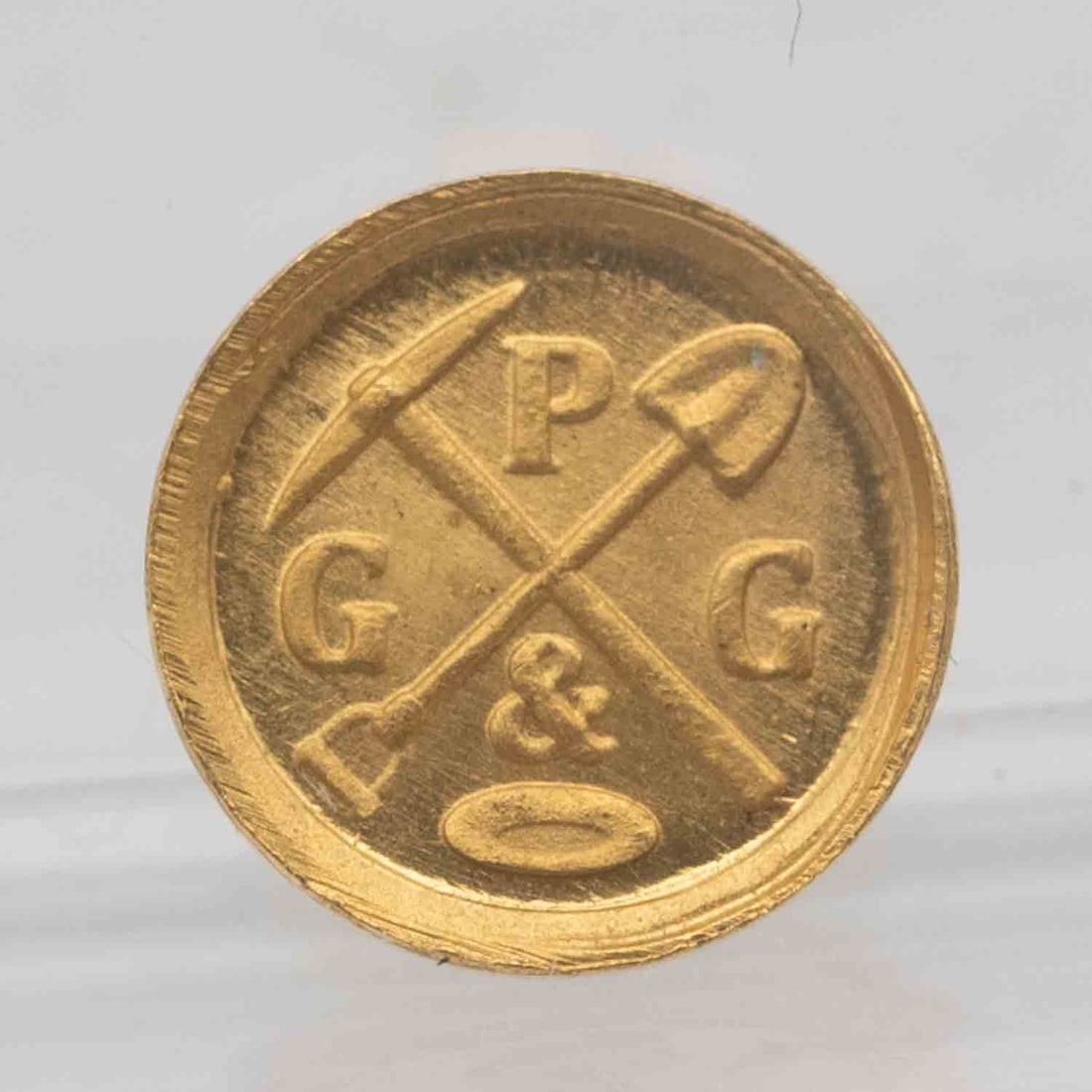PG&G Mining Company Half Gram Gold Round: MLC01337 Shipping: Buyer-arranged shipping: estimated cost: starts at $15.5, Plus $1 dollar for every $100 in value. Signature confirmation is recommended for high value invoice at cost of $5.5.