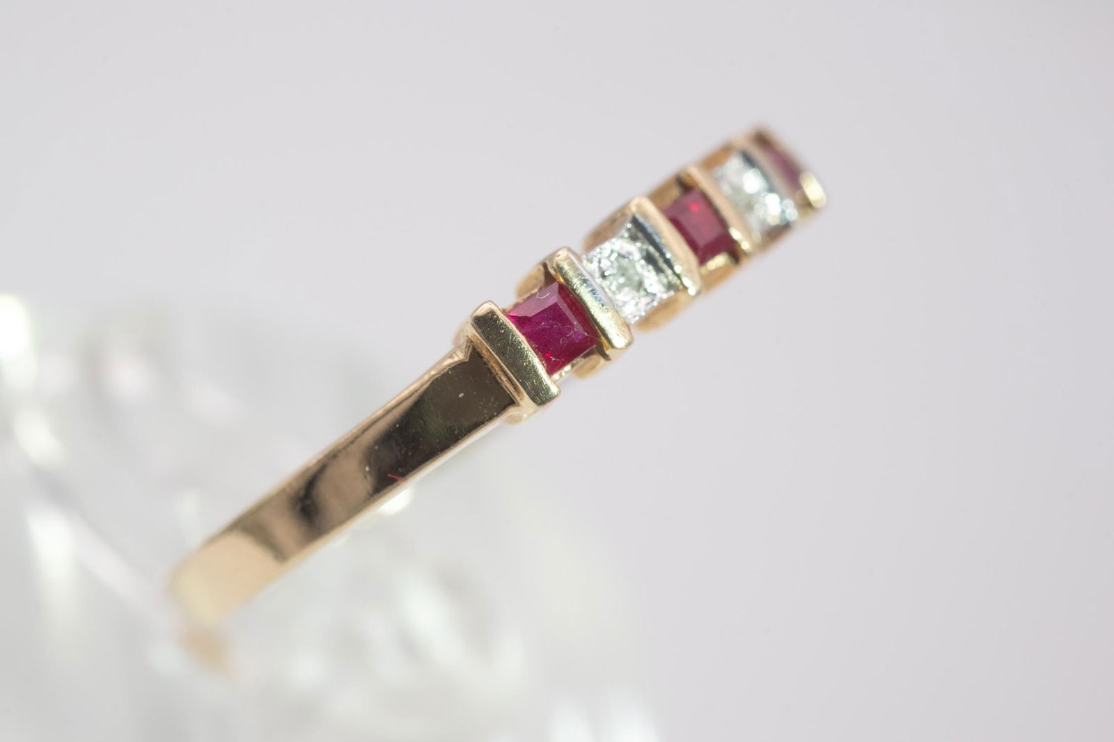14k Gold Ruby And Diamond Ring - 3