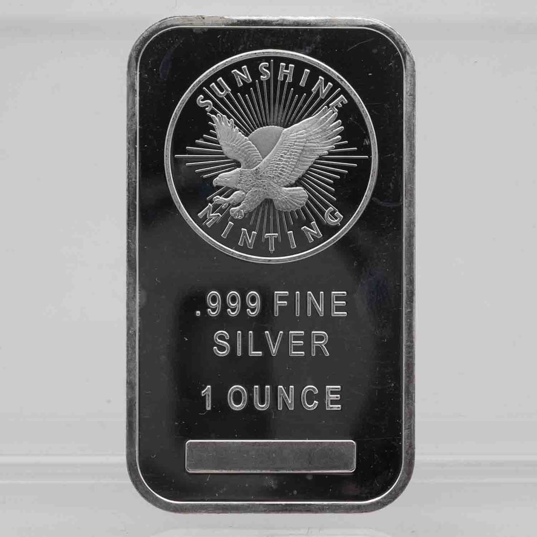 Sunshine Mint 1oz Eagle Fine Silver Bar: MLC01188 Shipping: Buyer-arranged shipping: estimated cost: starts at $15.5, Plus $1 dollar for every $100 in value. Signature confirmation is recommended for high value invoice at cost of $5.5. Pleas