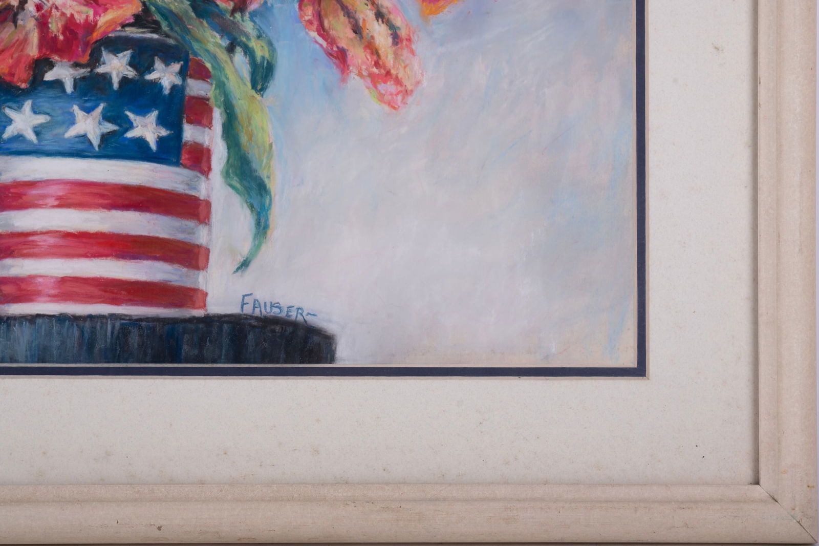 Early 20th C. Impressionist Pastel On Paper "Flowers In Cup": Title: Flowers In Cup Medium: Pastel On Paper Size: 13.5 x 20 inches Frame: 20.5 x 27 inches Age: Early 20th C. Condition: Painting is in excellent condition. Signature: Signed Artist: Florence Fauser