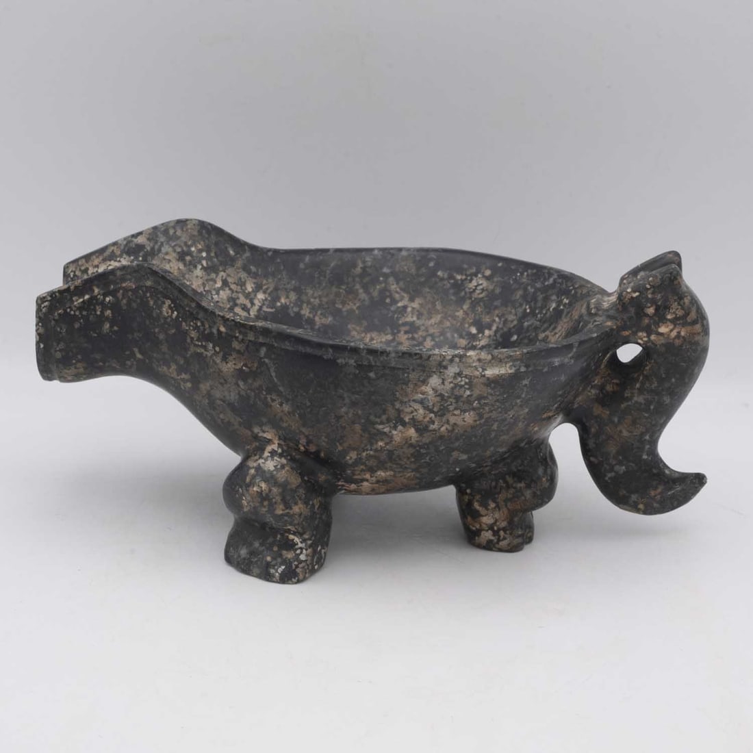 Old Chinese Bronze Tone Drinking Vessel (1 of 7)