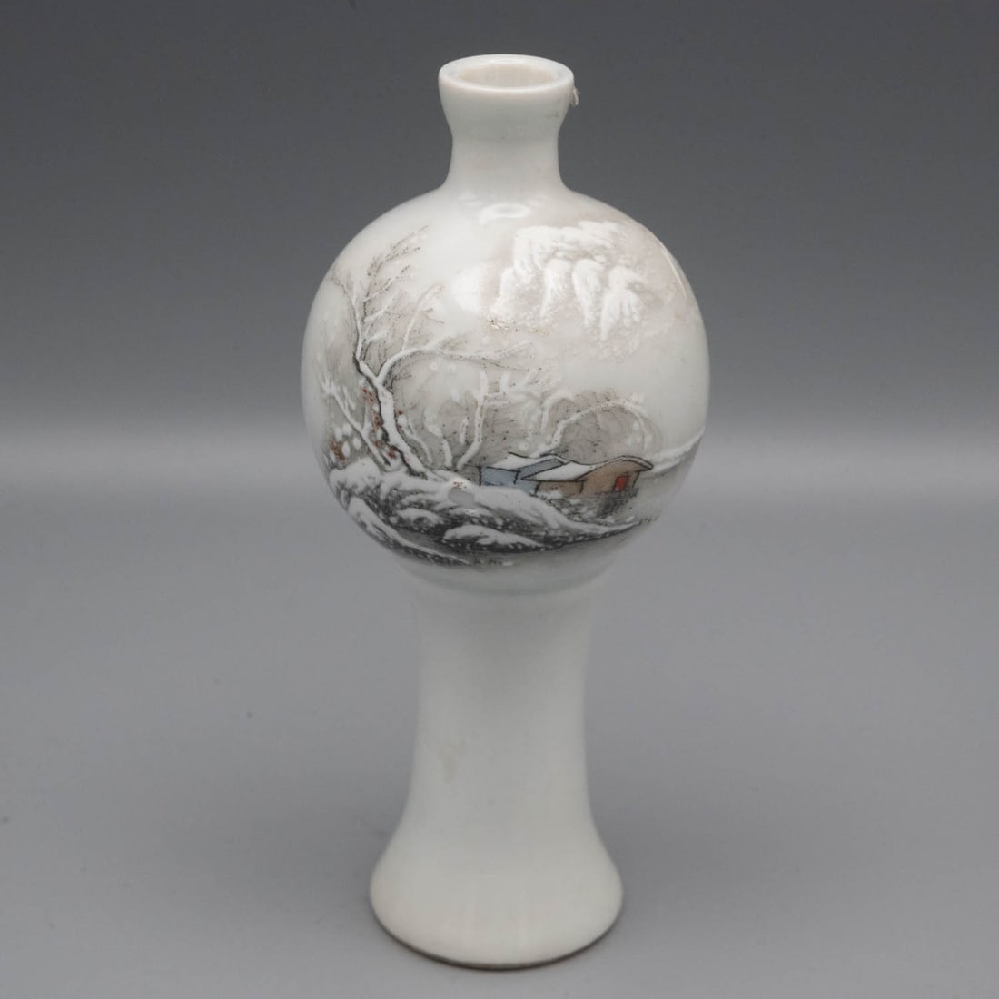 Antique Chinese Qing/Republic Porcelain Water Dropper: Medium: Porcelain Size: 2x2x4 inches Age/Detail: Antique Chinese Qing/Republic Condition: great overall, check photo for condition reference. Chinese porcelain scholar’s water dropper of tall form,