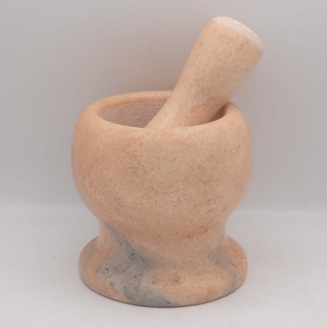 Old Chinese Stone Mortar: Medium: Stone Size: 4.8x4.8x8 inches Age/Detail: Old Chinese Condition: great overall, check photo for condition reference. Provenance: Collection from Estate in Williamsburg LiveShipping is NOT a par