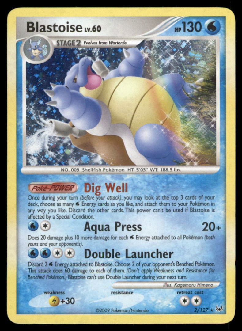 Blastoise Platinum #2/127 Holo Pokemon Card: We offer combined shipping on multiple items. Buyers may also arrange their own shipping. LiveShipping is a separate and independent option for shipping that is NOT a part of the auction house or thei