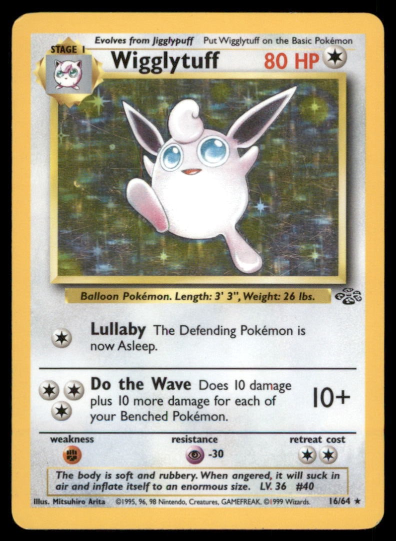 Wigglytuff Pokemon Jungle #019/130 Holo Pokemon Card: We offer combined shipping on multiple items. Buyers may also arrange their own shipping. LiveShipping is a separate and independent option for shipping that is NOT a part of the auction house or thei