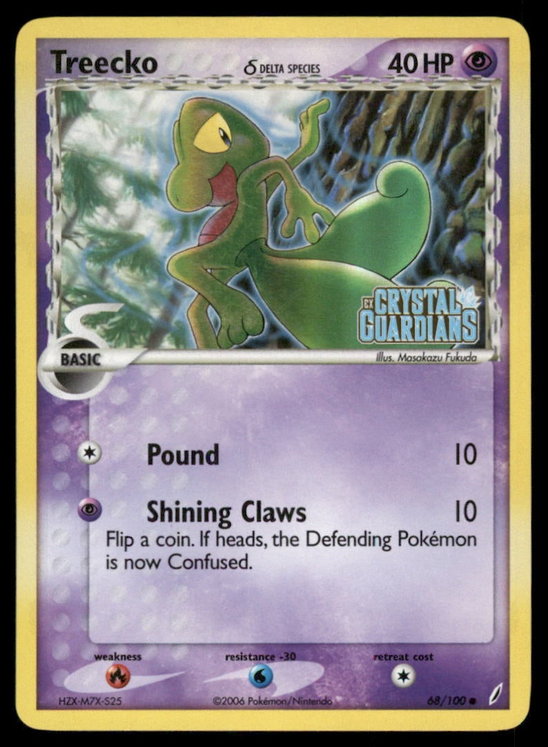 Treecko Stamped (Delta Species) Crystal Guardians #68/100 Holo Pokemon Card: We offer combined shipping on multiple items. Buyers may also arrange their own shipping. LiveShipping is a separate and independent option for shipping that is NOT a part of the auction house or thei