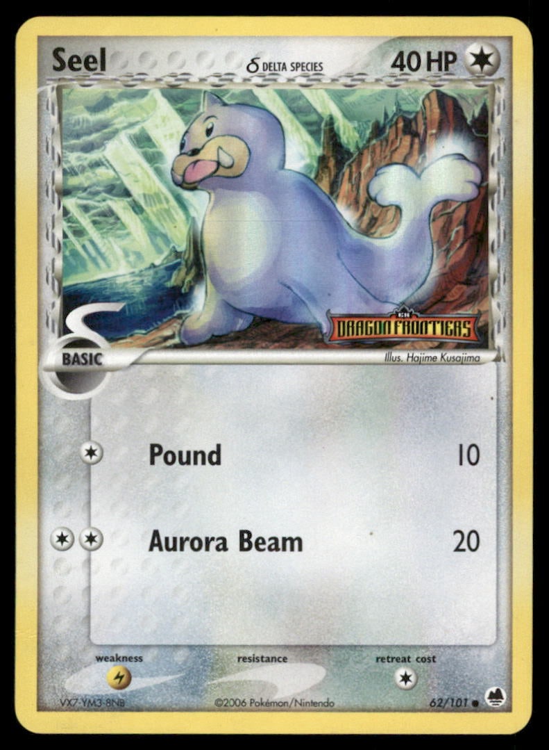 Seel Stamped (Delta Species) Dragon Frontiers #62/101 Holo Pokemon Card: We offer combined shipping on multiple items. Buyers may also arrange their own shipping. LiveShipping is a separate and independent option for shipping that is NOT a part of the auction house or thei