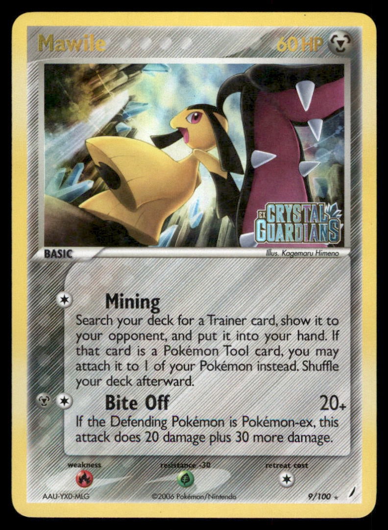 Mawile Stamped Crystal Guardians #9/100 Holo Pokemon Card (1 of 2)