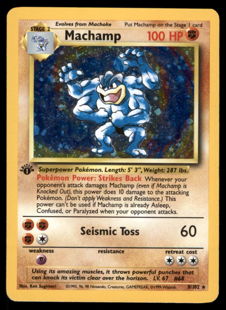 Machamp Deck Exclusives #008/102 Holo Pokemon Card: We offer combined shipping on multiple items. Buyers may also arrange their own shipping. LiveShipping is a separate and independent option for shipping that is NOT a part of the auction house or thei