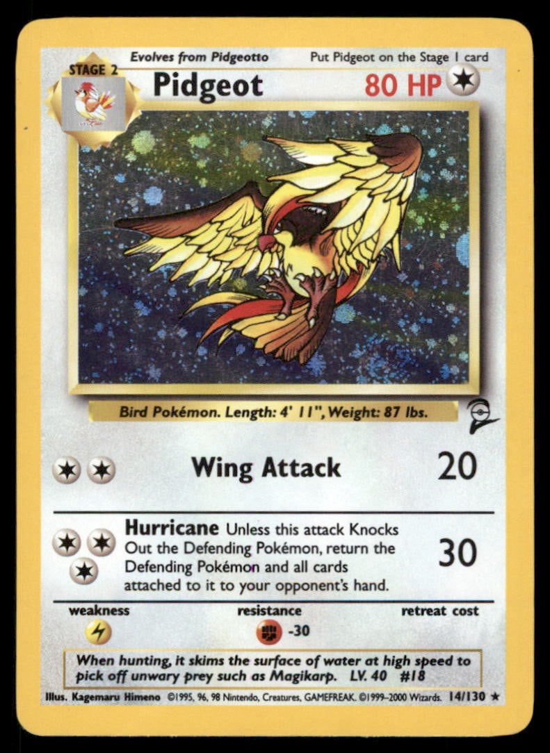 Pidgeot Base Set 2 #014/130 Holo Pokemon Card: We offer combined shipping on multiple items. Buyers may also arrange their own shipping. LiveShipping is a separate and independent option for shipping that is NOT a part of the auction house or thei