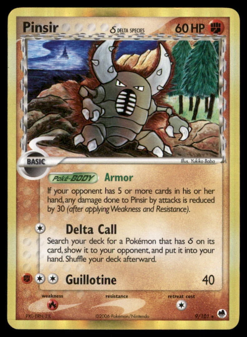 Pinsir (Delta Species) Dragon Frontiers #9/101 Holo Pokemon Card: We offer combined shipping on multiple items. Buyers may also arrange their own shipping. LiveShipping is a separate and independent option for shipping that is NOT a part of the auction house or thei