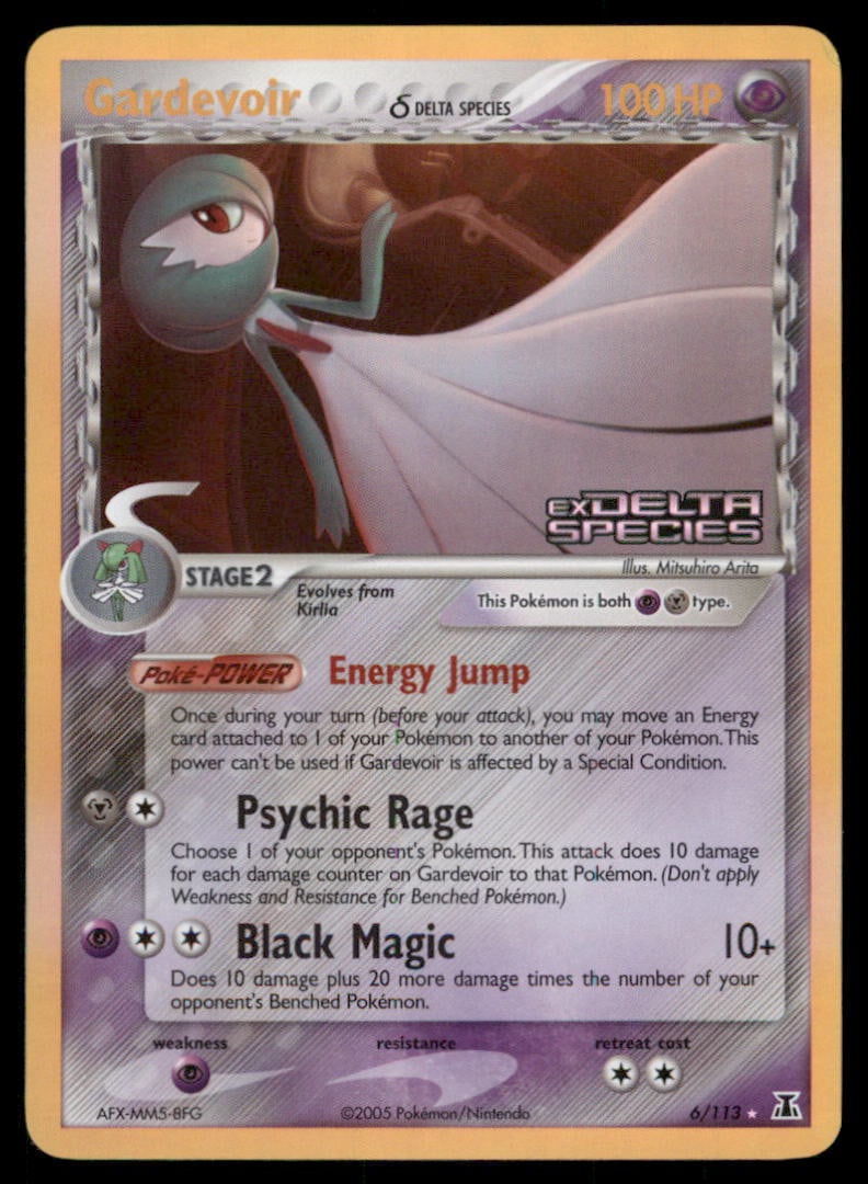 Gardevoir Stamped Delta Species #6/113 Holo Pokemon Card: We offer combined shipping on multiple items. Buyers may also arrange their own shipping. LiveShipping is a separate and independent option for shipping that is NOT a part of the auction house or thei