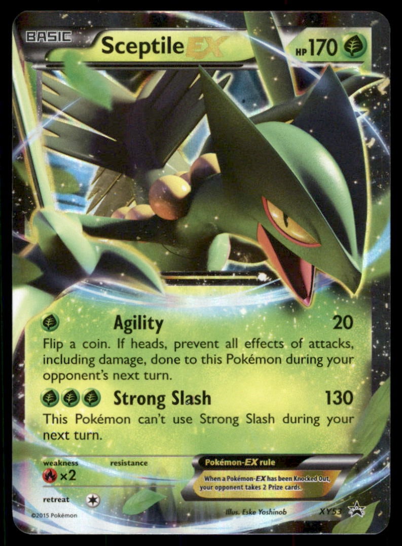 Sceptile EX XY Promos #XY53 Pokemon Card: We offer combined shipping on multiple items. Buyers may also arrange their own shipping. LiveShipping is a separate and independent option for shipping that is NOT a part of the auction house or thei