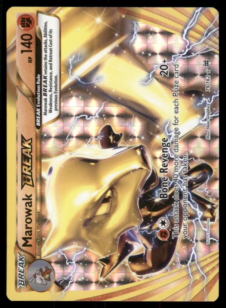 Marowak BREAK XY - BREAKthrough #79/162 Pokemon Card: We offer combined shipping on multiple items. Buyers may also arrange their own shipping. LiveShipping is a separate and independent option for shipping that is NOT a part of the auction house or thei