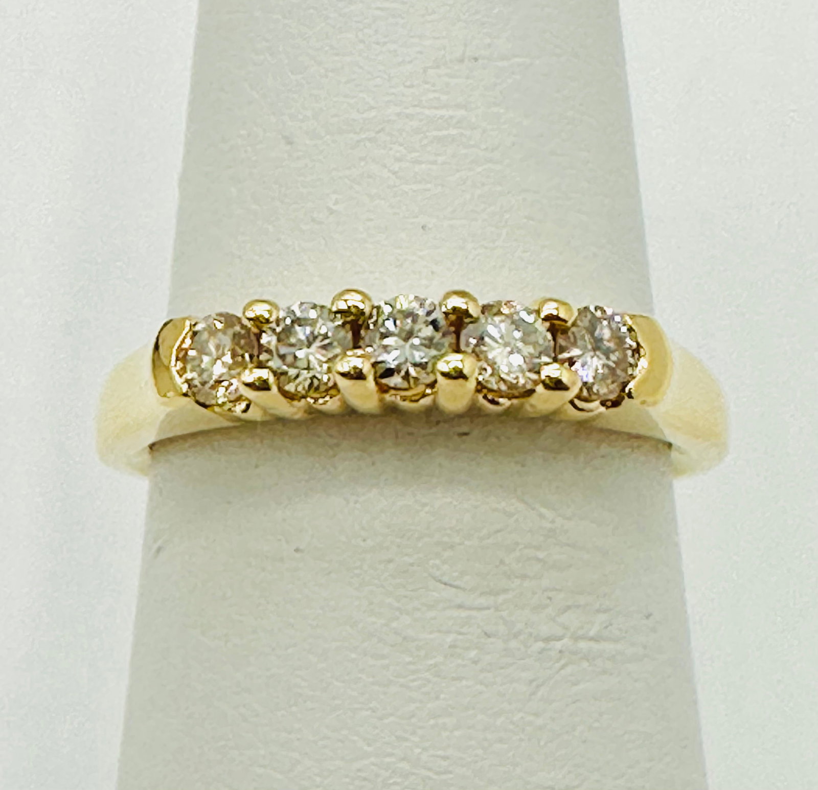 Natural Diamond Ring,14KT Yellow Gold # 2693 (1 of 4)
