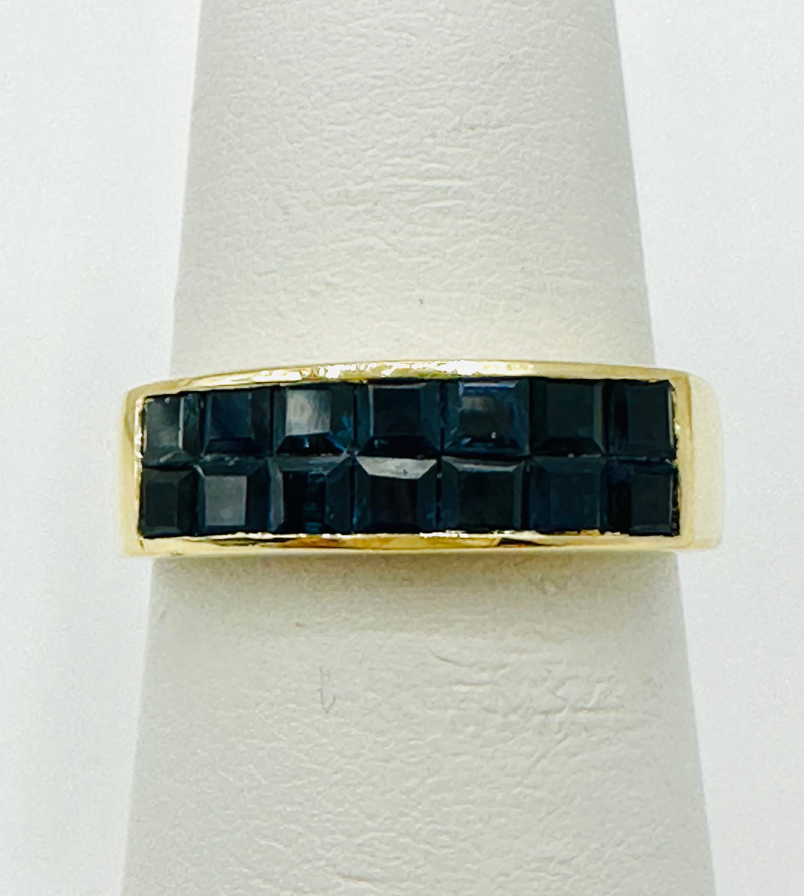 Natural Sapphire Ring,14KT Yellow Gold # 2757 (1 of 4)