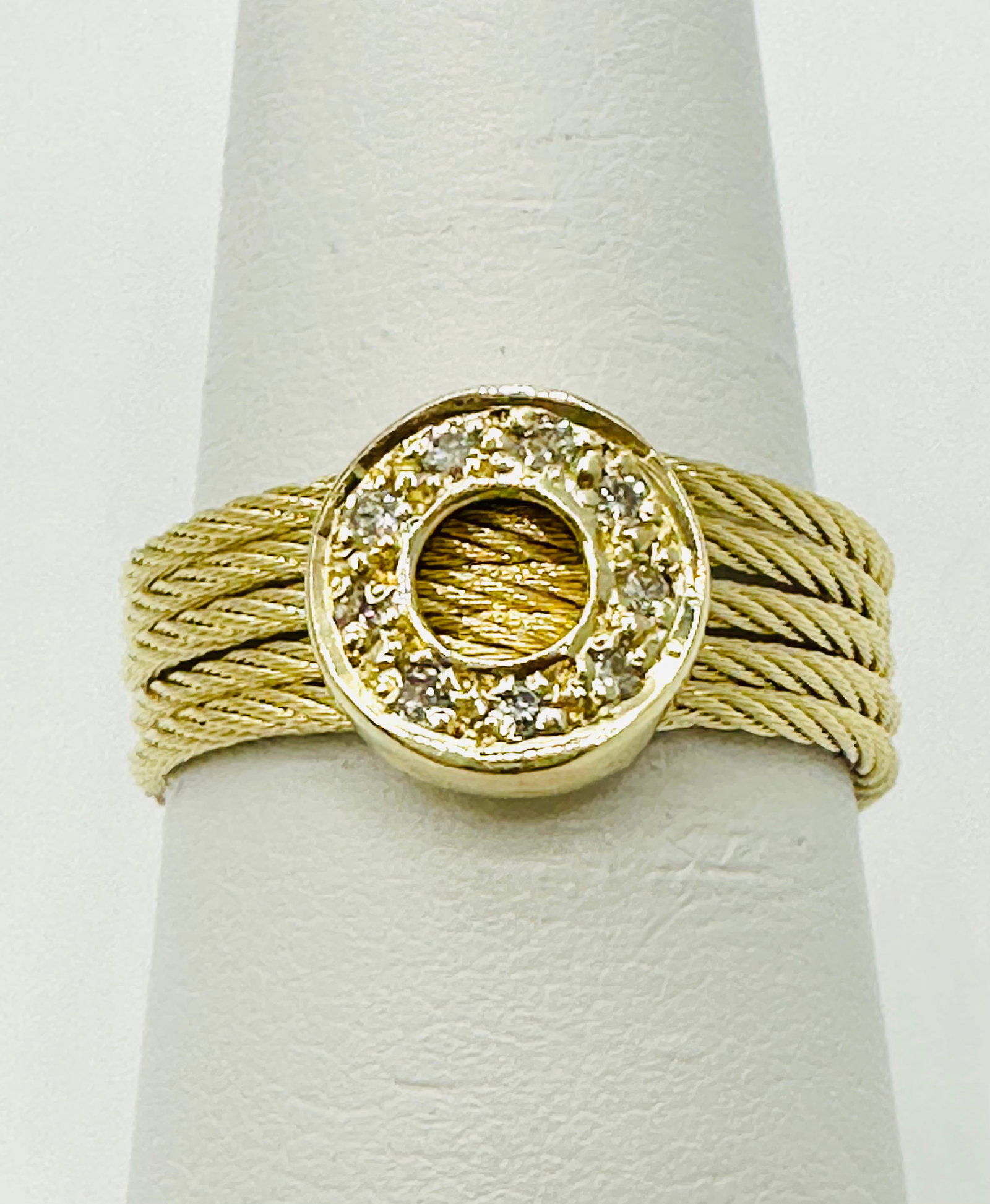 Natural Diamond Ring,14KT Yellow Gold # 2762 (1 of 4)