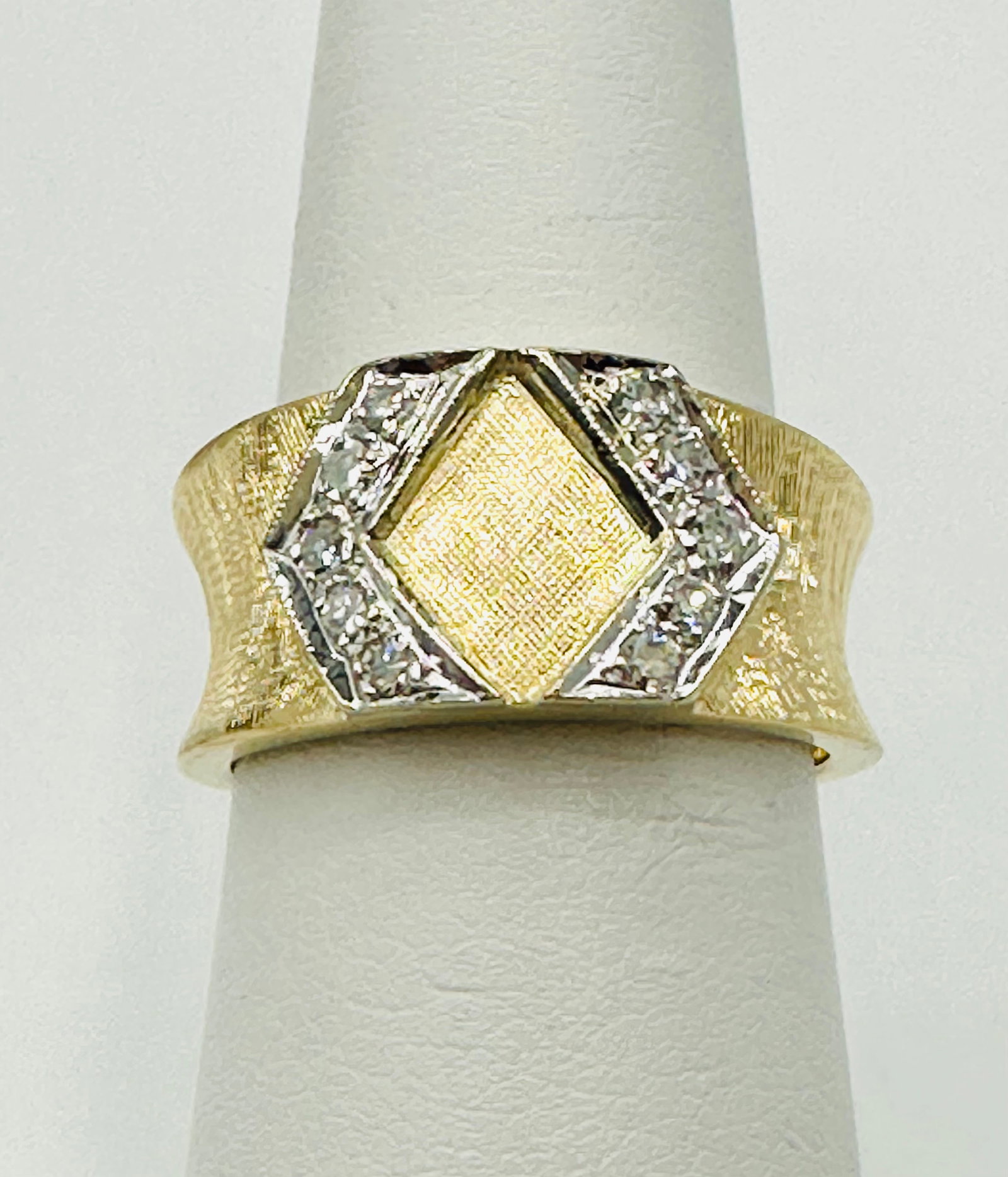 Natural Diamond Ring,14KT Yellow Gold # 2763 (1 of 4)