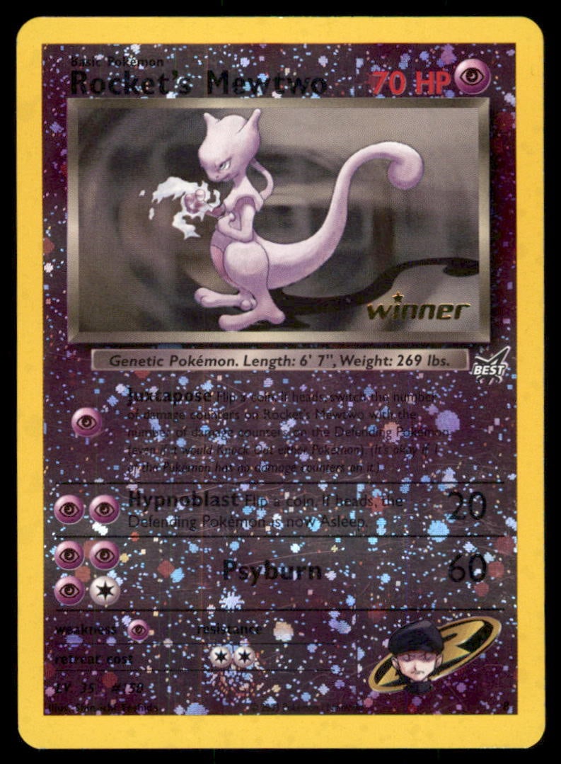 Rocket's Mewtwo Best of Promos #008/009 Holo Pokemon Card: We offer combined shipping on multiple items. Buyers may also arrange their own shipping. LiveShipping is a separate and independent option for shipping that is NOT a part of the auction house or thei