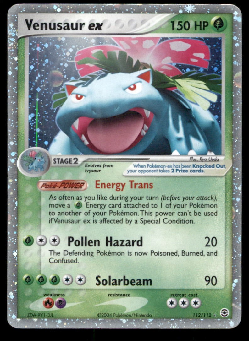 Venusaur ex FireRed & LeafGreen #112/112 Holo Pokemon Card: We offer combined shipping on multiple items. Buyers may also arrange their own shipping. LiveShipping is a separate and independent option for shipping that is NOT a part of the auction house or thei