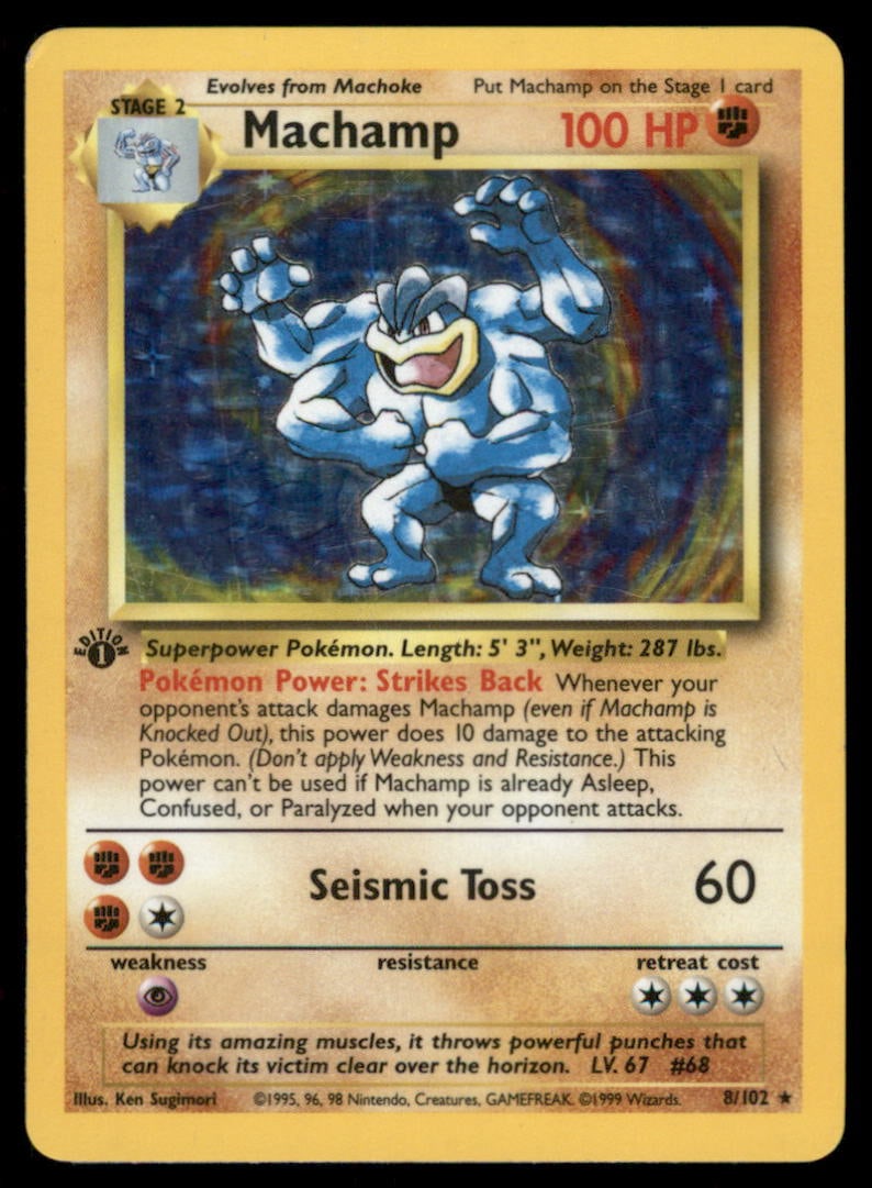 Machamp Deck Exclusives #008/102 Holo Pokemon Card: We offer combined shipping on multiple items. Buyers may also arrange their own shipping. LiveShipping is a separate and independent option for shipping that is NOT a part of the auction house or thei