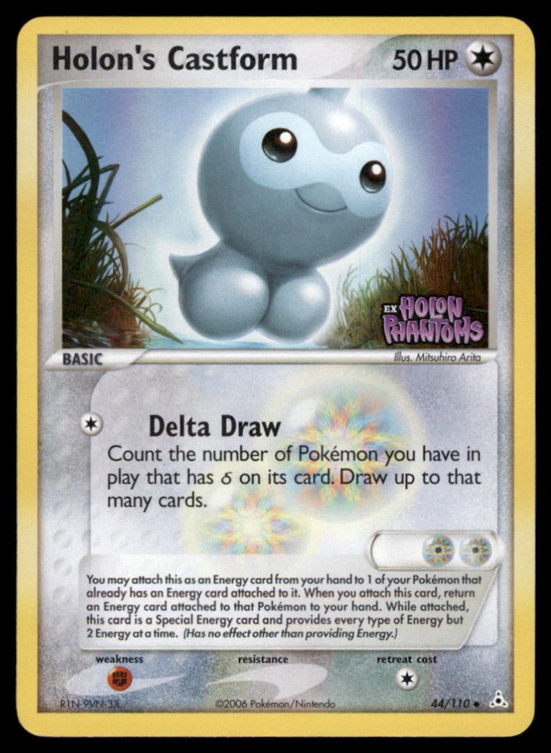 Holon's Castform 44/110 Holon Phantoms Pokemon Card Reverse Holo: We offer combined shipping on multiple items. Buyers may also arrange their own shipping. LiveShipping is a separate and independent option for shipping that is NOT a part of the auction house or thei