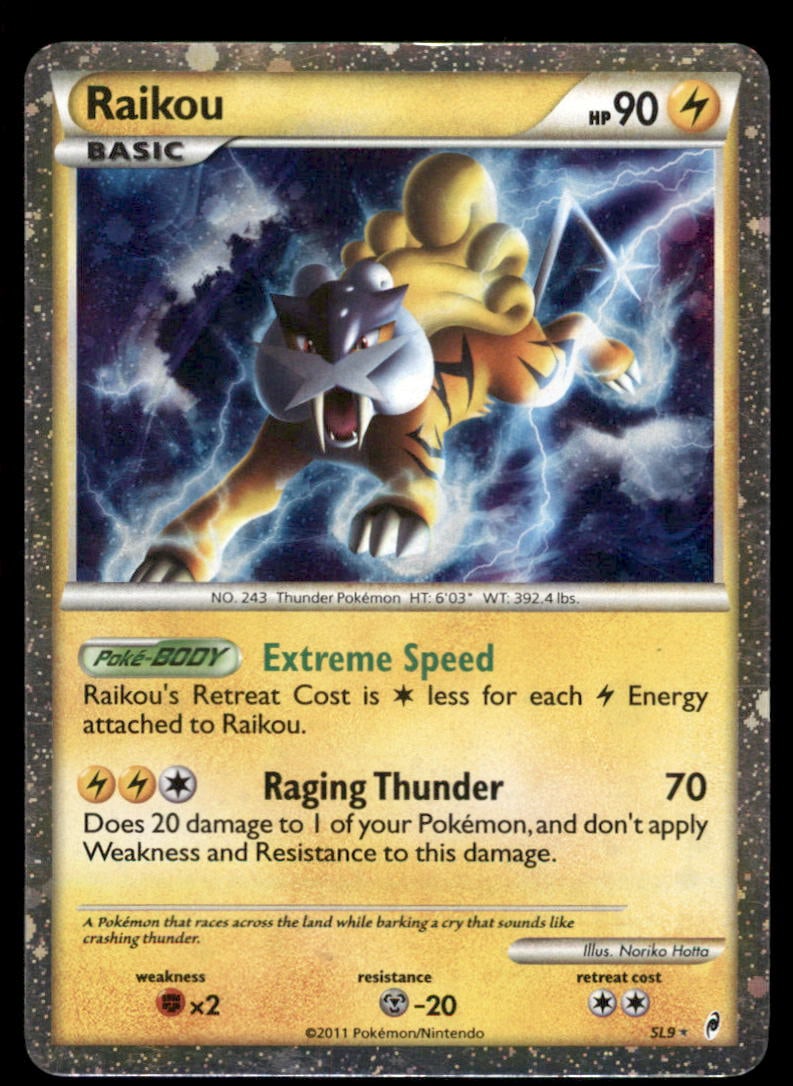 Raikou SL9/95 Holo Call of Legends Pokemon Card Holo (1 of 2)