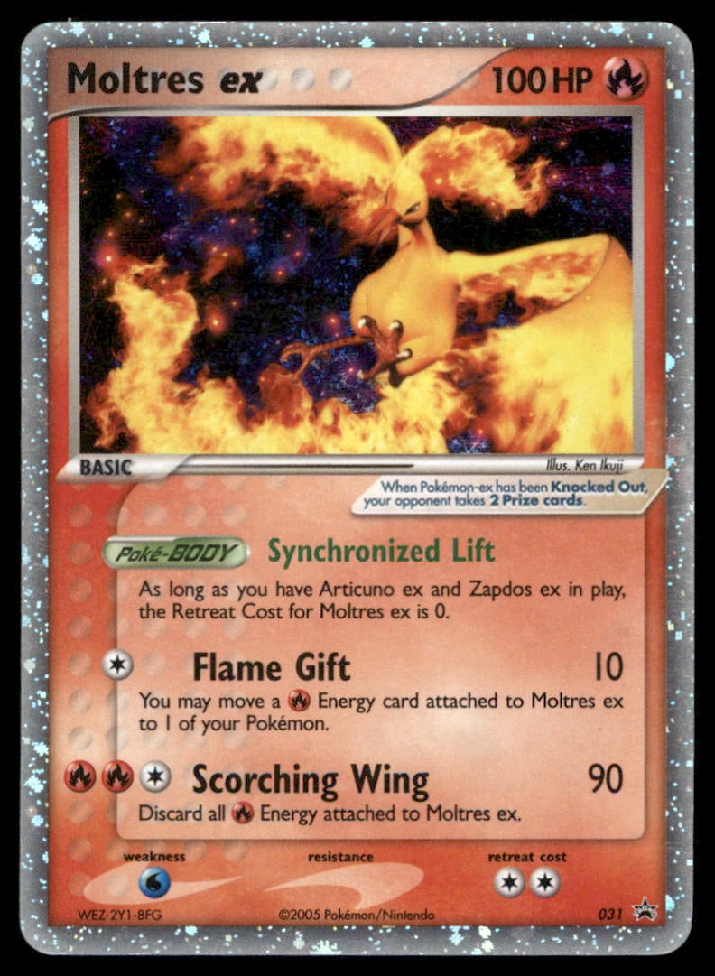 Moltres ex 031 Nintendo Black Star Promos Pokemon Card Holo: We offer combined shipping on multiple items. Buyers may also arrange their own shipping. LiveShipping is a separate and independent option for shipping that is NOT a part of the auction house or thei