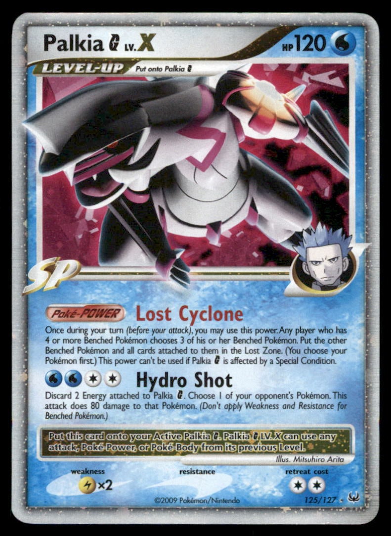 Palkia G LV.X 125/127 Holo Platinum Pokemon Card Holo: We offer combined shipping on multiple items. Buyers may also arrange their own shipping. LiveShipping is a separate and independent option for shipping that is NOT a part of the auction house or thei
