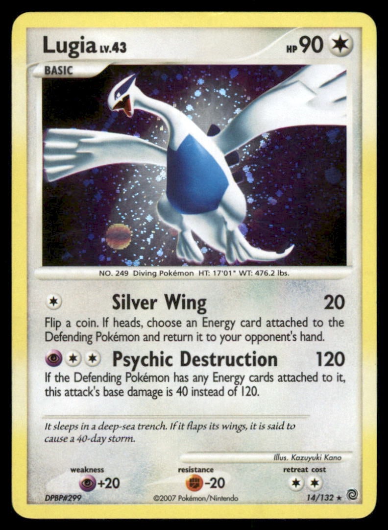 Lugia 14/132 Holo Secret Wonders Pokemon Card Holo: We offer combined shipping on multiple items. Buyers may also arrange their own shipping. LiveShipping is a separate and independent option for shipping that is NOT a part of the auction house or thei