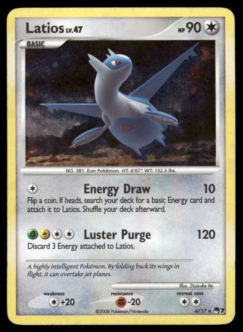 Latios 4/17 POP Series 7 Pokemon Card Holo: We offer combined shipping on multiple items. Buyers may also arrange their own shipping. LiveShipping is a separate and independent option for shipping that is NOT a part of the auction house or thei