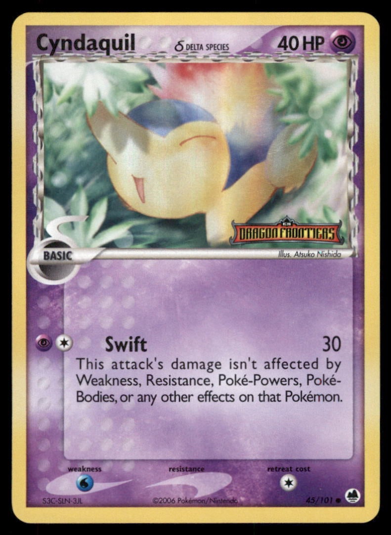 Cyndaquil 45/101 Dragon Frontiers Pokemon Card Reverse Holo: We offer combined shipping on multiple items. Buyers may also arrange their own shipping. LiveShipping is a separate and independent option for shipping that is NOT a part of the auction house or thei