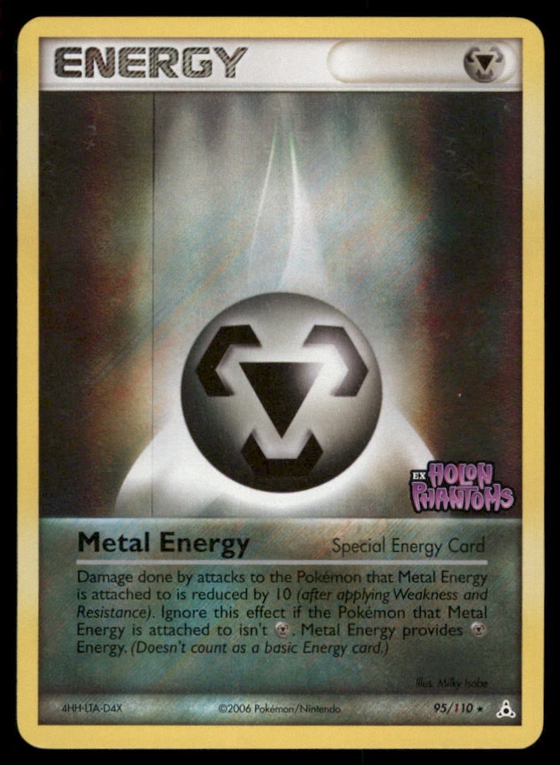 Metal Energy 95/110 Stamped Holon Phantoms Pokemon Card Reverse Holo: We offer combined shipping on multiple items. Buyers may also arrange their own shipping. LiveShipping is a separate and independent option for shipping that is NOT a part of the auction house or thei