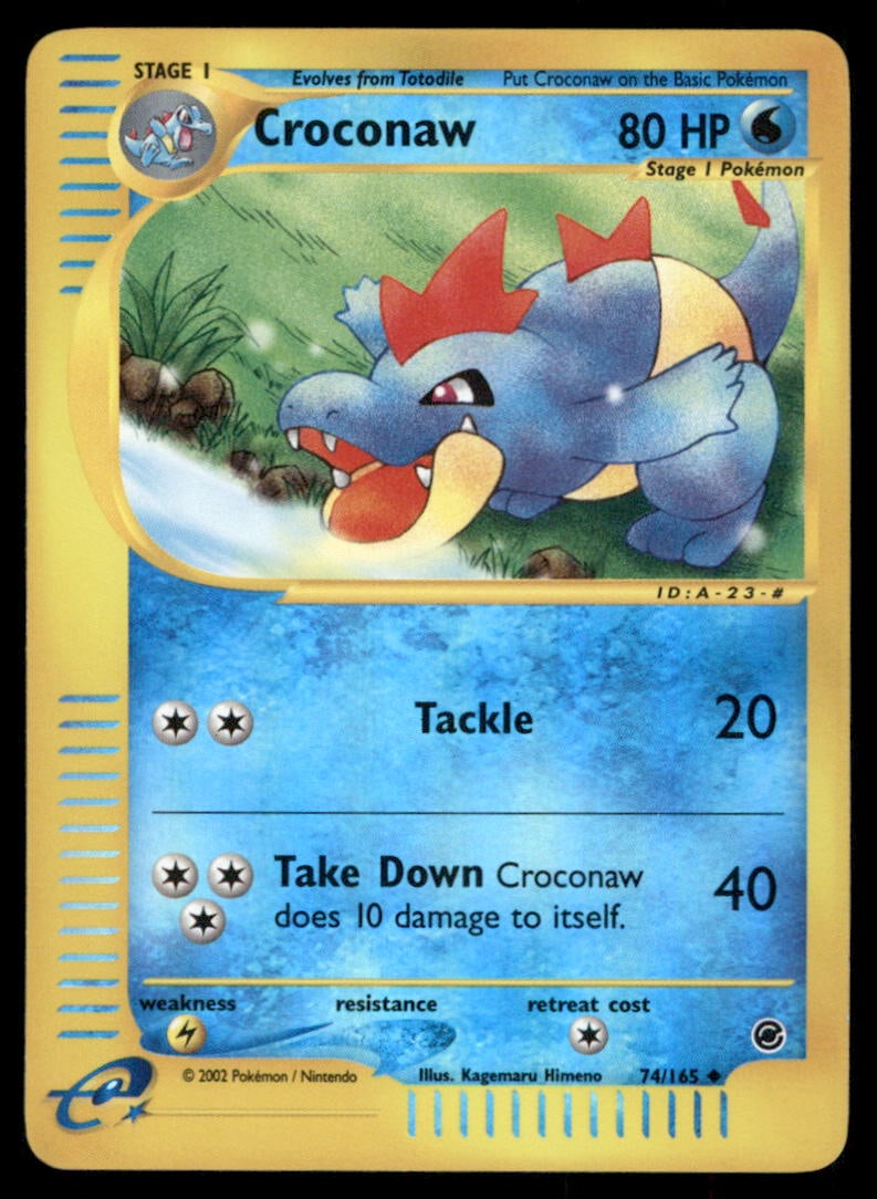 Croconaw 74/165 Expedition Base Set Pokemon Card Reverse Holo: We offer combined shipping on multiple items. Buyers may also arrange their own shipping. LiveShipping is a separate and independent option for shipping that is NOT a part of the auction house or thei