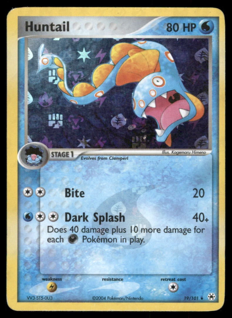 Huntail 19/101 Hidden Legends Pokemon Card Reverse Holo (1 of 2)