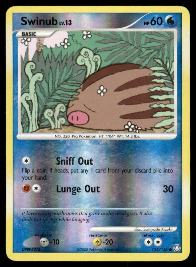 Swinub 123/146 Legends Awakened Pokemon Card Reverse Holo (1 of 2)