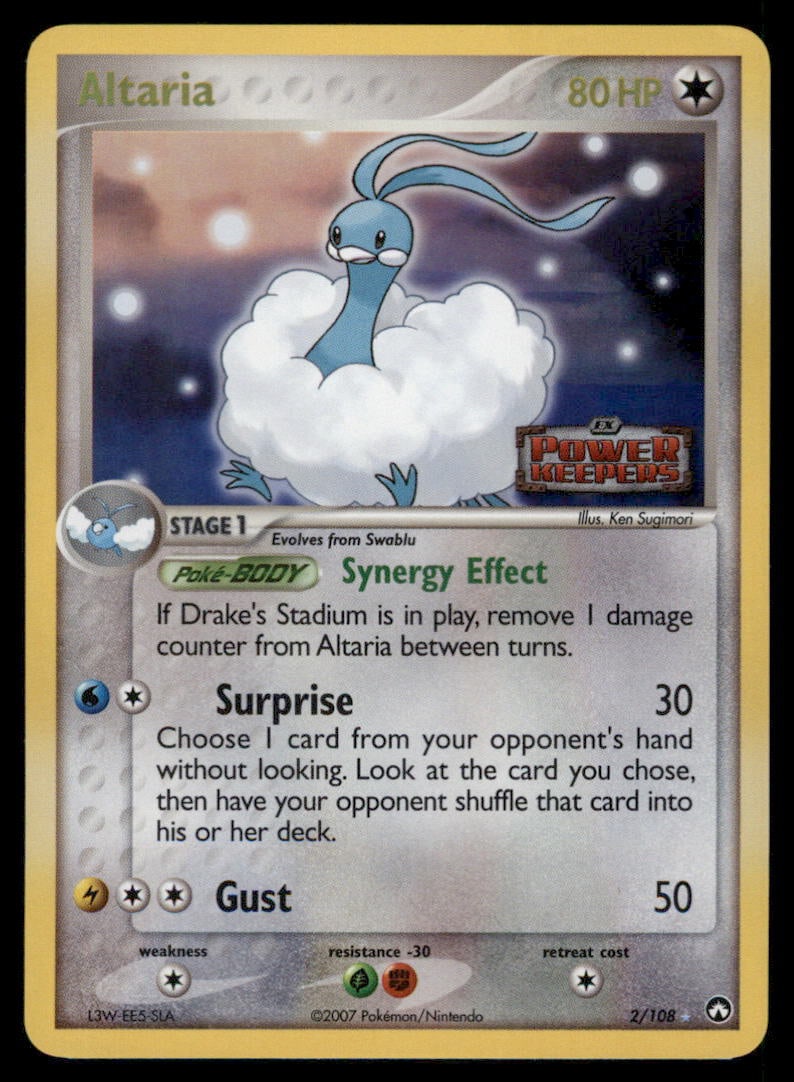 Altaria Stampe 2/108 Holo Power Keepers Pokemon Card Reverse Holo: We offer combined shipping on multiple items. Buyers may also arrange their own shipping. LiveShipping is a separate and independent option for shipping that is NOT a part of the auction house or thei