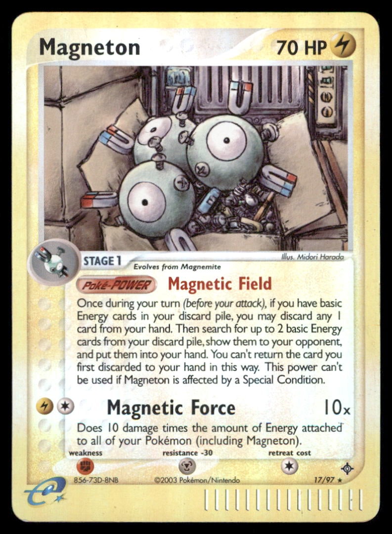 Magneton 17/97 Dragon Pokemon Card Reverse Holo: We offer combined shipping on multiple items. Buyers may also arrange their own shipping. LiveShipping is a separate and independent option for shipping that is NOT a part of the auction house or thei