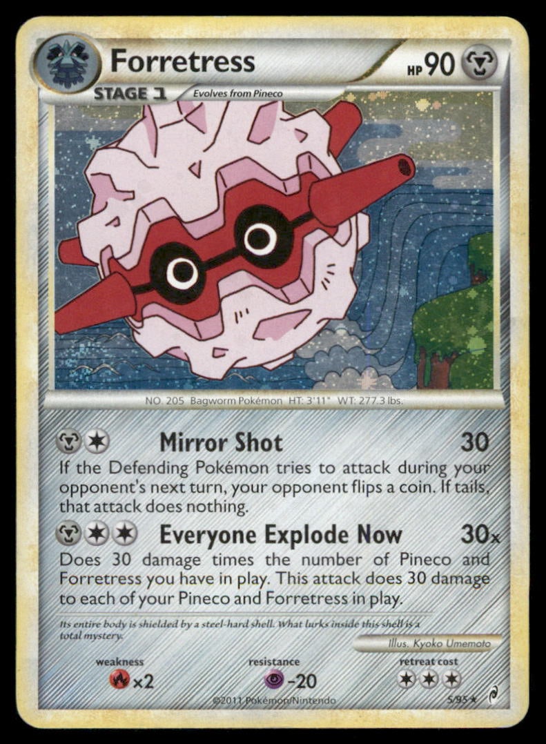 Forretress 5/95 Holo Call of Legends Pokemon Card Holo (1 of 2)