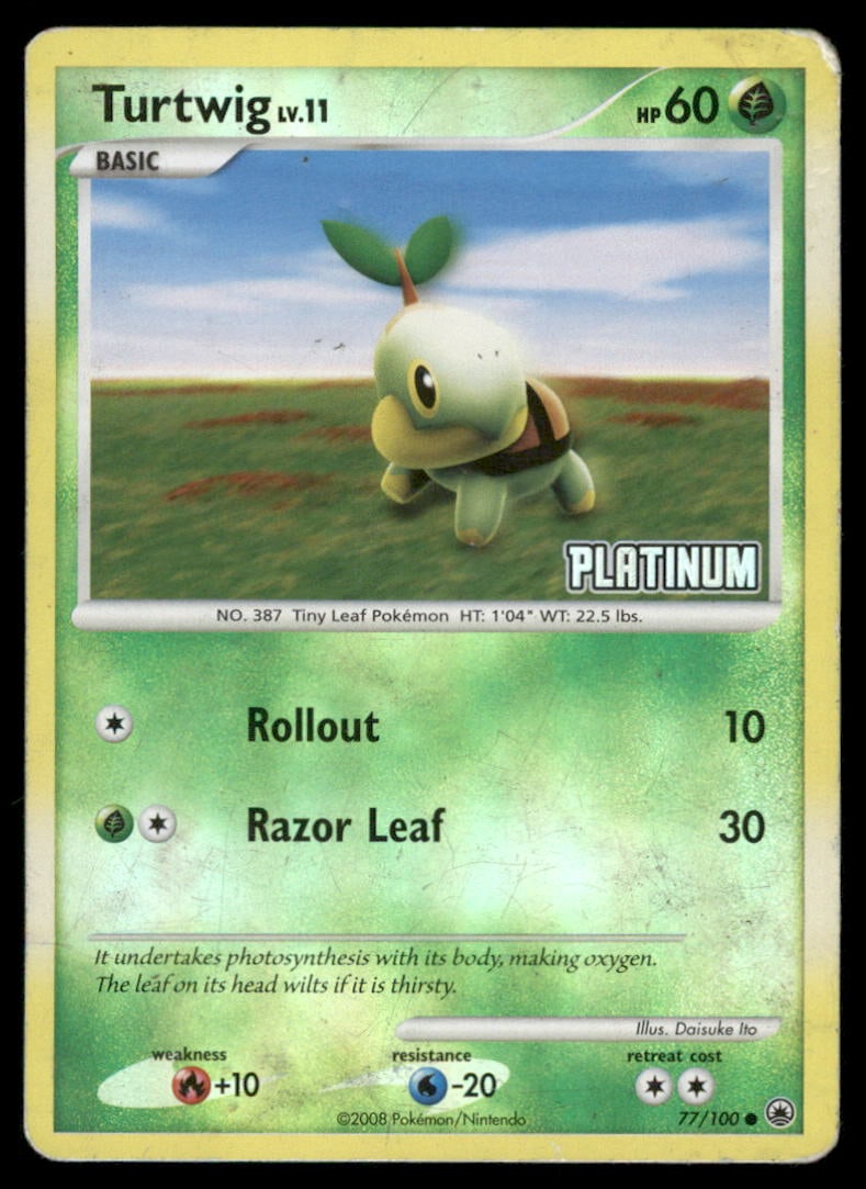 Turtwig Stampe 77/100 Majestic Dawn Pokemon Card Reverse Holo: We offer combined shipping on multiple items. Buyers may also arrange their own shipping. LiveShipping is a separate and independent option for shipping that is NOT a part of the auction house or thei