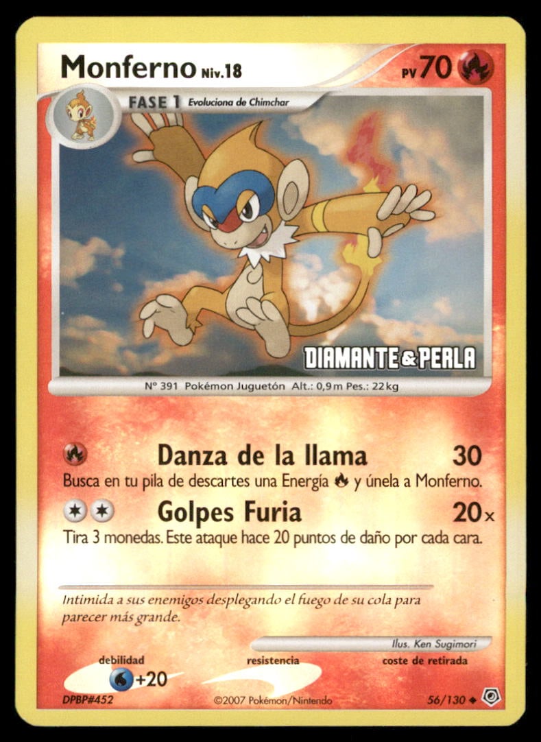 Monferno Stamped 56/130 Diamond & Pearl Pokemon Card Reverse Holo: We offer combined shipping on multiple items. Buyers may also arrange their own shipping. LiveShipping is a separate and independent option for shipping that is NOT a part of the auction house or thei