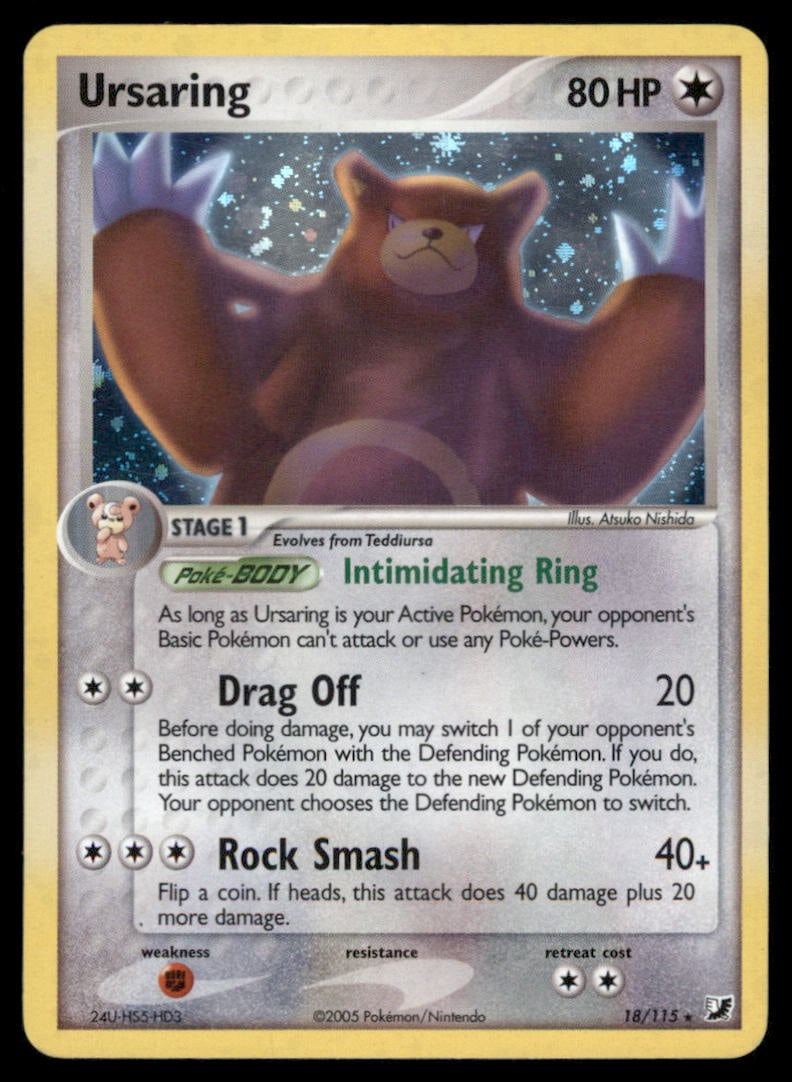 Ursaring 18/115 Holo Unseen Forces Pokemon Card: We offer combined shipping on multiple items. Buyers may also arrange their own shipping. LiveShipping is a separate and independent option for shipping that is NOT a part of the auction house or thei