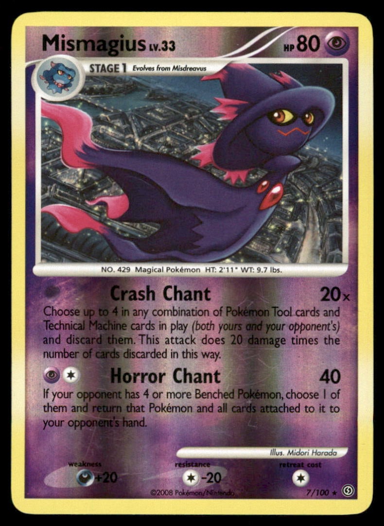 Mismagius 7/100 Holo Stormfront Pokemon Card Reverse Holo: We offer combined shipping on multiple items. Buyers may also arrange their own shipping. LiveShipping is a separate and independent option for shipping that is NOT a part of the auction house or thei