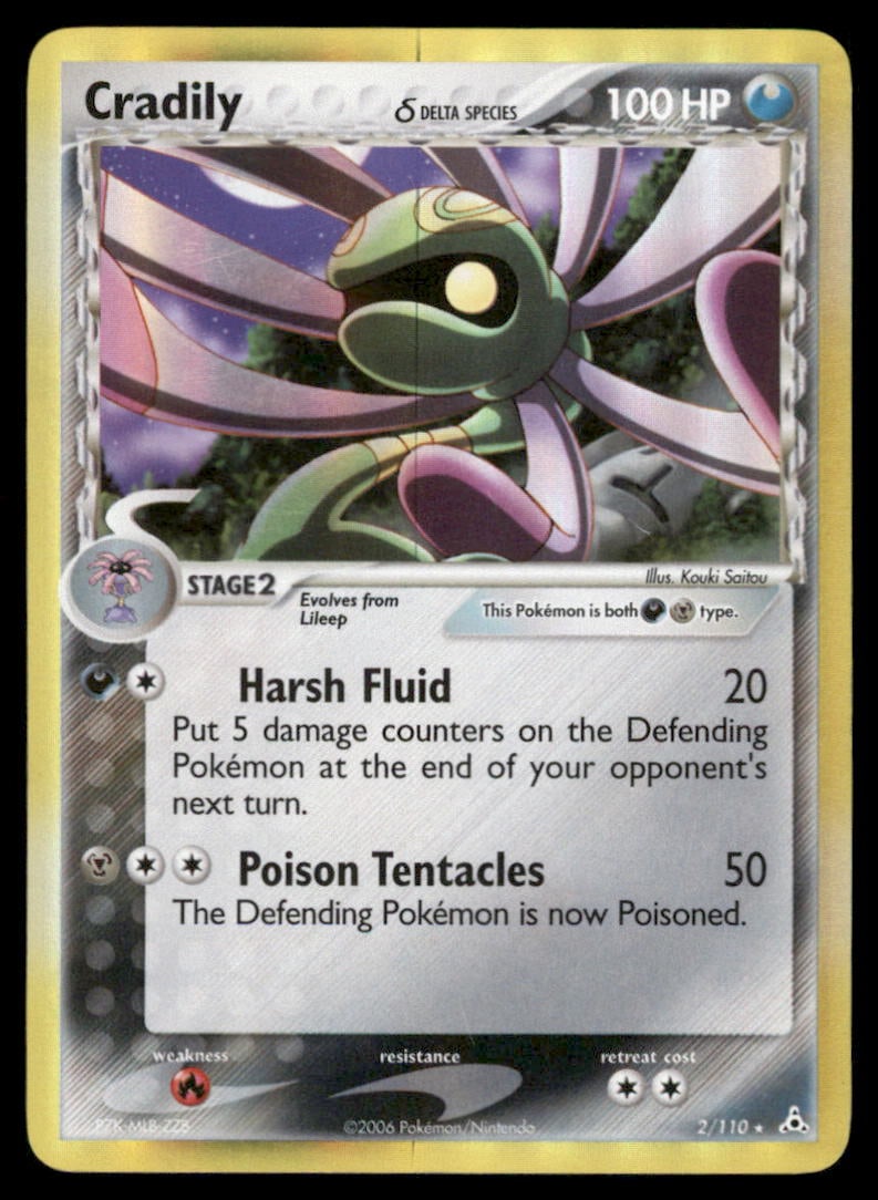 Cradily 2/110 Holo Holon Phantoms Pokemon Card: We offer combined shipping on multiple items. Buyers may also arrange their own shipping. LiveShipping is a separate and independent option for shipping that is NOT a part of the auction house or thei