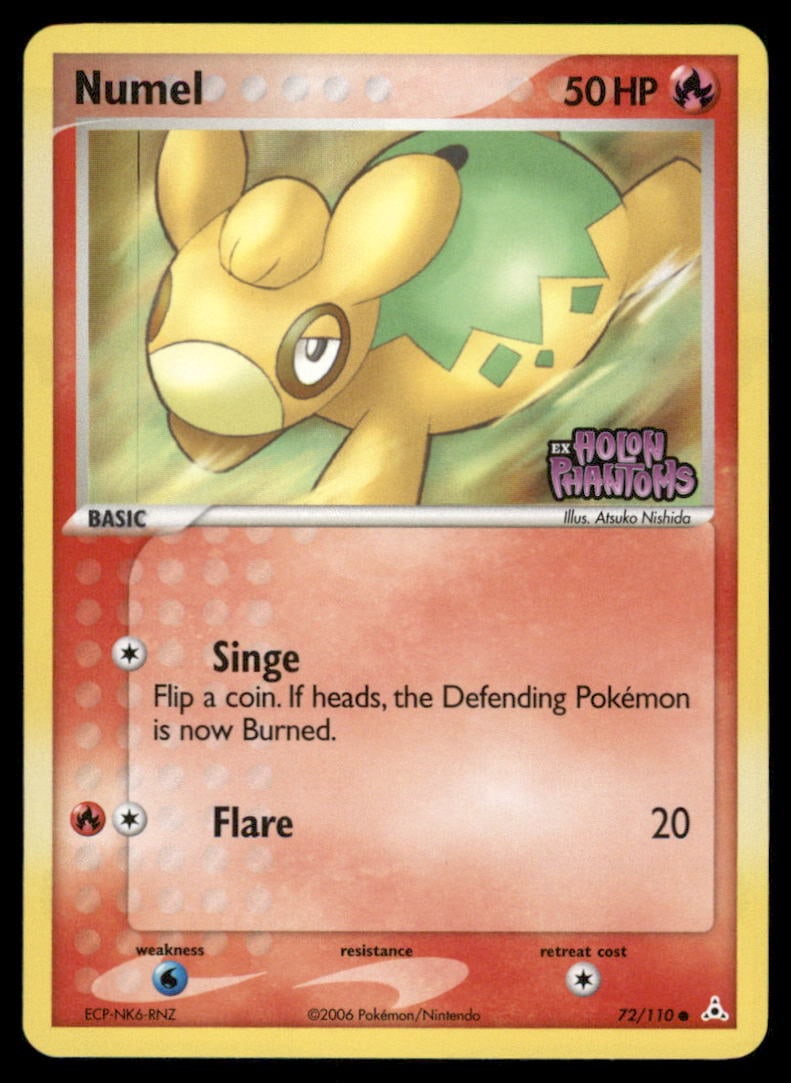 Numel Stamped 72/110 Holon Phantoms Pokemon Card Reverse Holo: We offer combined shipping on multiple items. Buyers may also arrange their own shipping. LiveShipping is a separate and independent option for shipping that is NOT a part of the auction house or thei