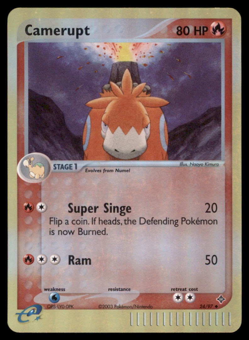 Camerupt 24/97 Dragon Pokemon Card Reverse Holo: We offer combined shipping on multiple items. Buyers may also arrange their own shipping. LiveShipping is a separate and independent option for shipping that is NOT a part of the auction house or thei