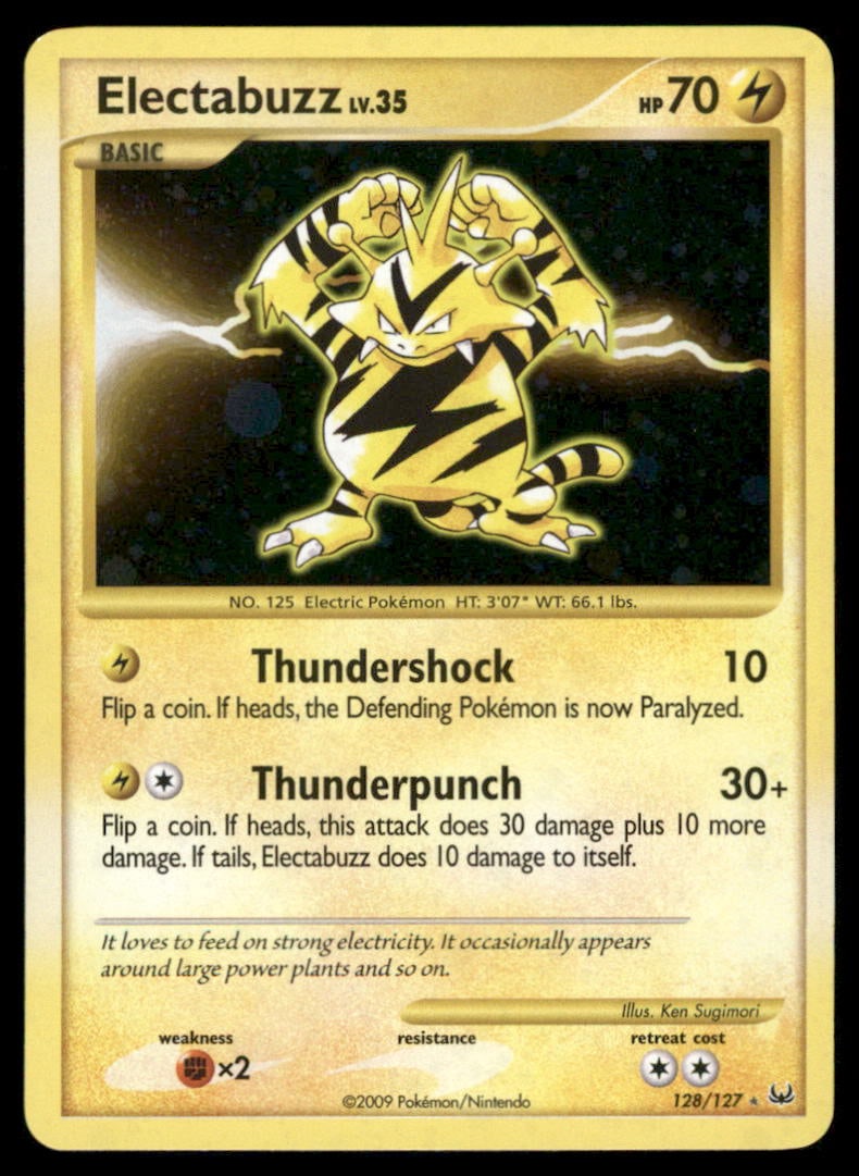 Electabuzz 128/127 Platinum Pokemon Card: We offer combined shipping on multiple items. Buyers may also arrange their own shipping. LiveShipping is a separate and independent option for shipping that is NOT a part of the auction house or thei