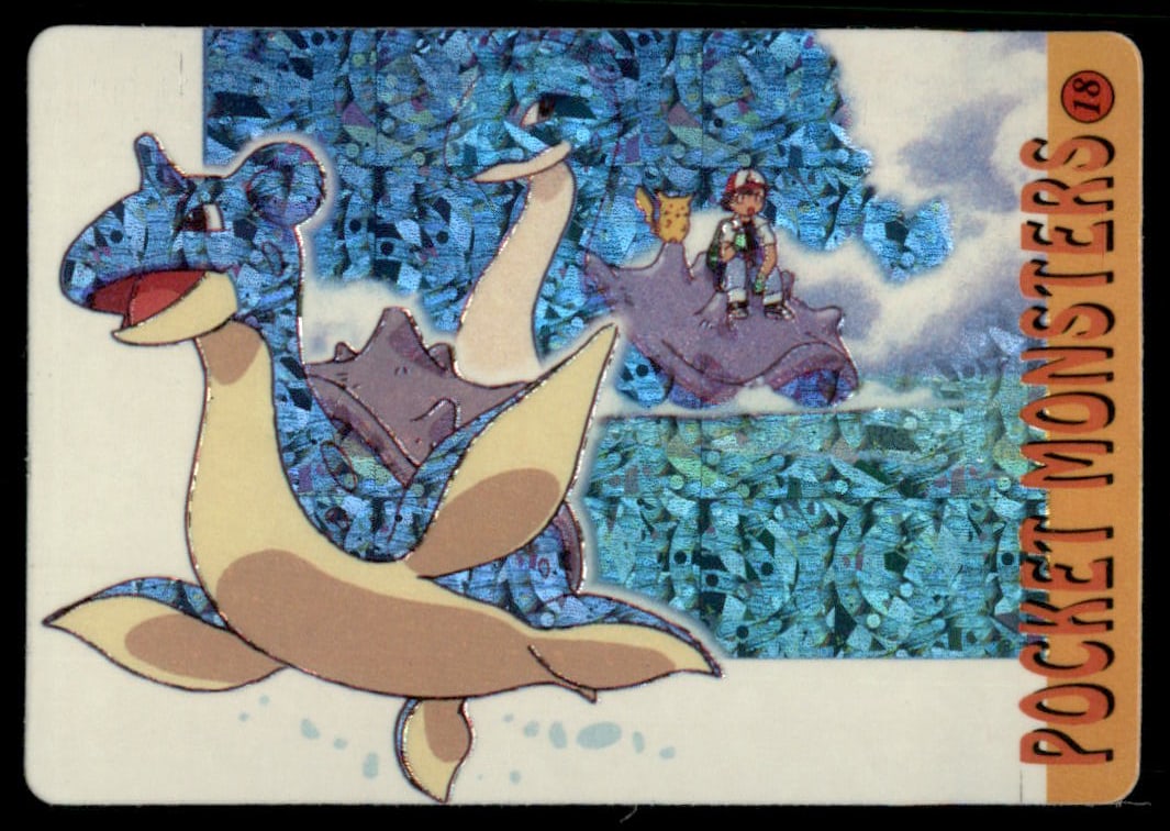 Lapras Ocean Ride Japanese Sticker Holo Prism Card: We offer combined shipping on multiple items. Buyers may also arrange their own shipping. LiveShipping is a separate and independent option for shipping that is NOT a part of the auction house or thei